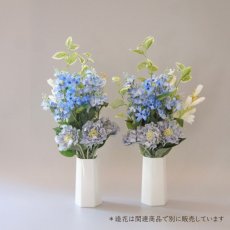 画像3: 御仏壇用の花器（六角形、ホワイト） (3)